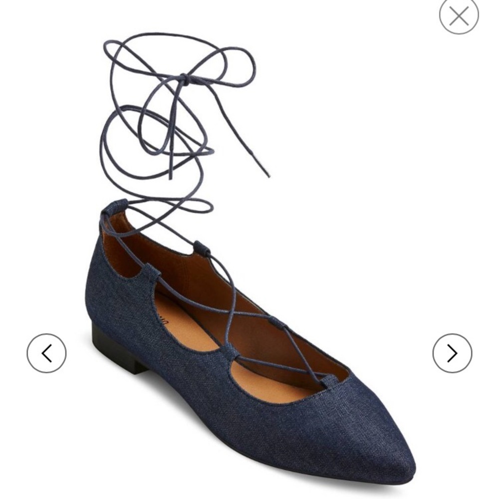 Blue flats